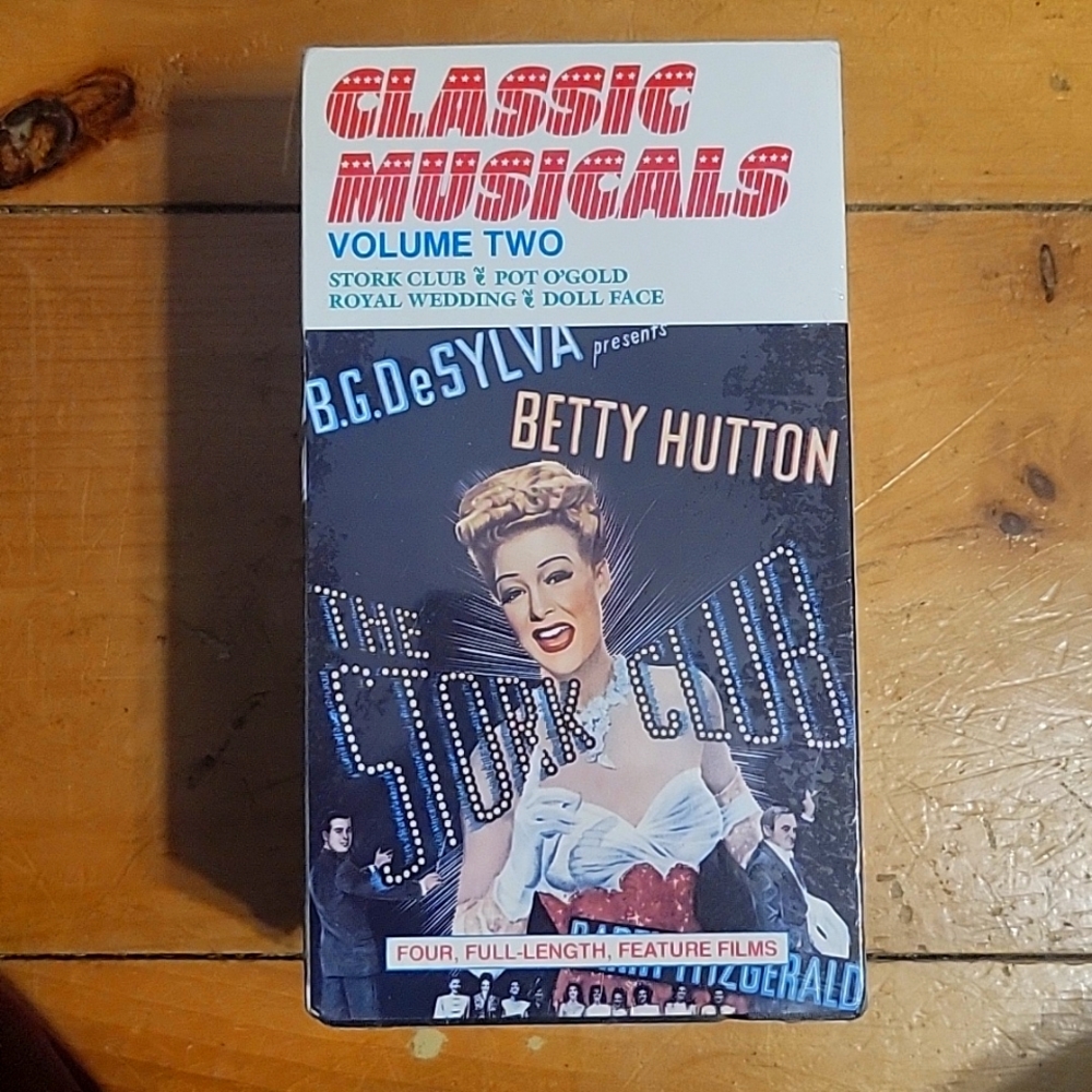 VHS Classic Musicals Volume Two 4 Full Length Feature Films